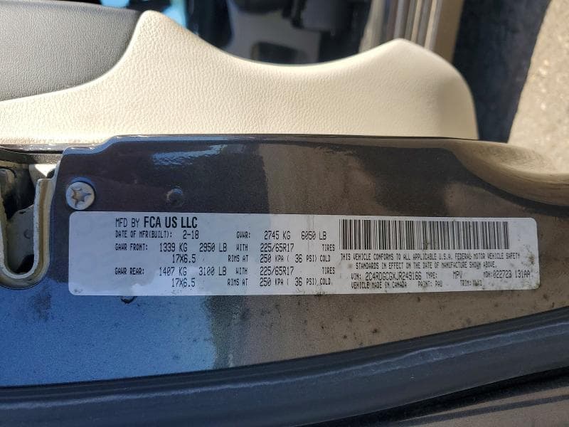 2018 DODGE GRAND CARAVAN SXT SXT 13