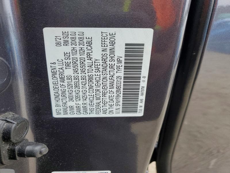 2021 HONDA PASSPORT SPORT SPORT 14