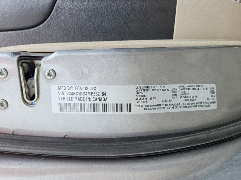 2021 CHRYSLER VOYAGER LXI LXI 14