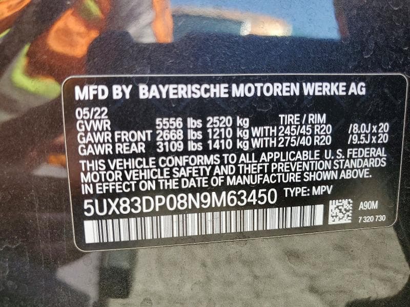 2022 BMW X3 M40I M40I 14