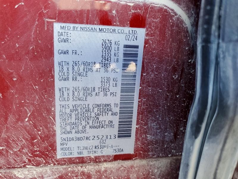 2024 NISSAN PATHFINDER ROCK CREEK 13