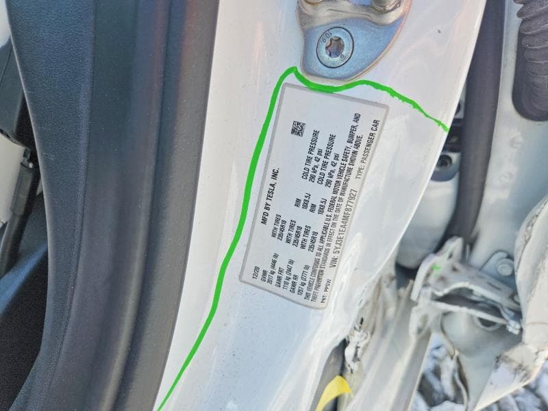 2021 TESLA MODEL 3 12