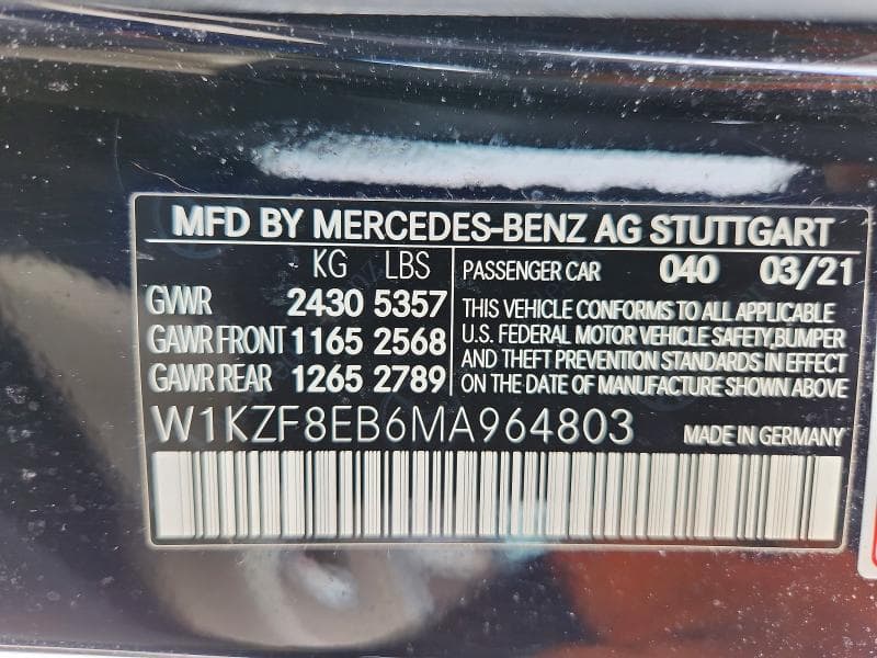 2021 MERCEDES-BENZ E 350 4MATIC 12