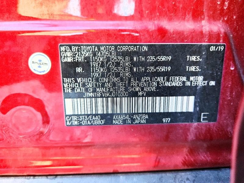 2019 TOYOTA RAV4 LIMITED LIMITED 12