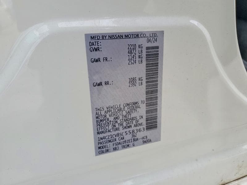 2025 NISSAN LEAF SV PLUS 12