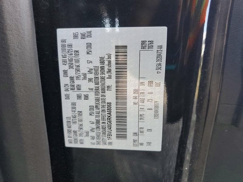 2024 FORD TRANSIT T-350 HD T-350 HD 13