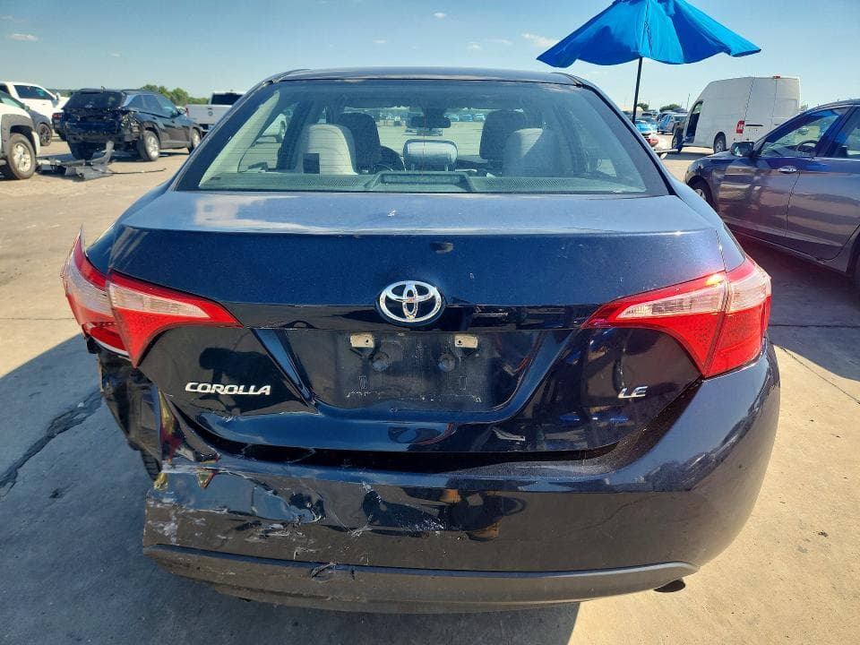 2018 TOYOTA COROLLA LE LE 6