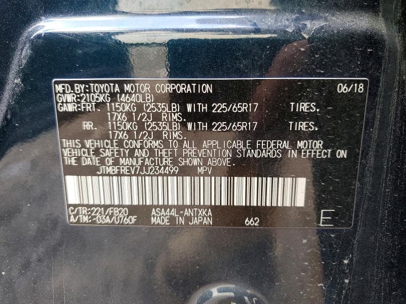 2018 TOYOTA RAV4 LE 14