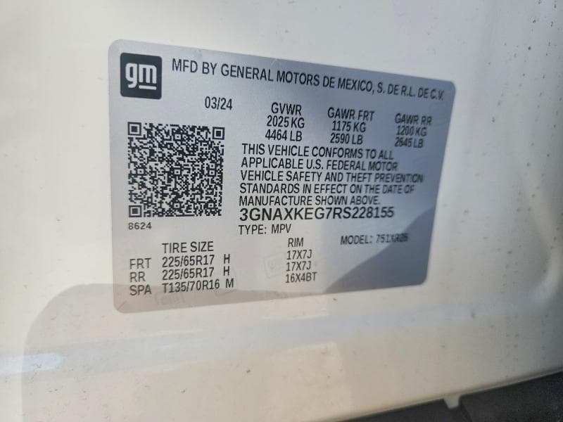 2024 CHEVROLET EQUINOX LT 13