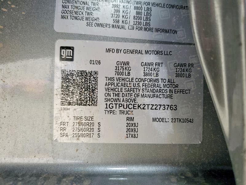 2026 GMC SIERRA K1500 ELEVATION 12