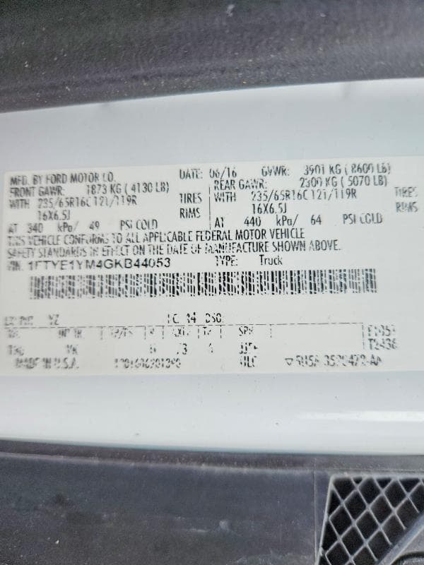 2016 FORD TRANSIT T-150 T-150 13