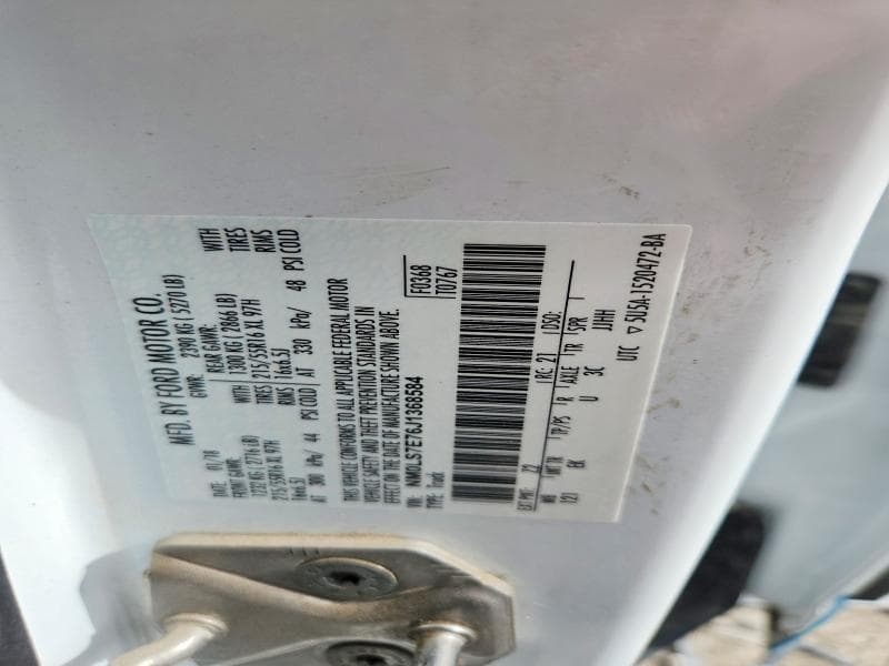 2018 FORD TRANSIT CONNECT XL 14