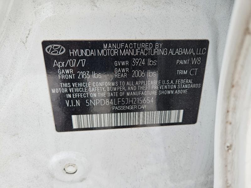 2018 HYUNDAI ELANTRA VALUE EDITION 13