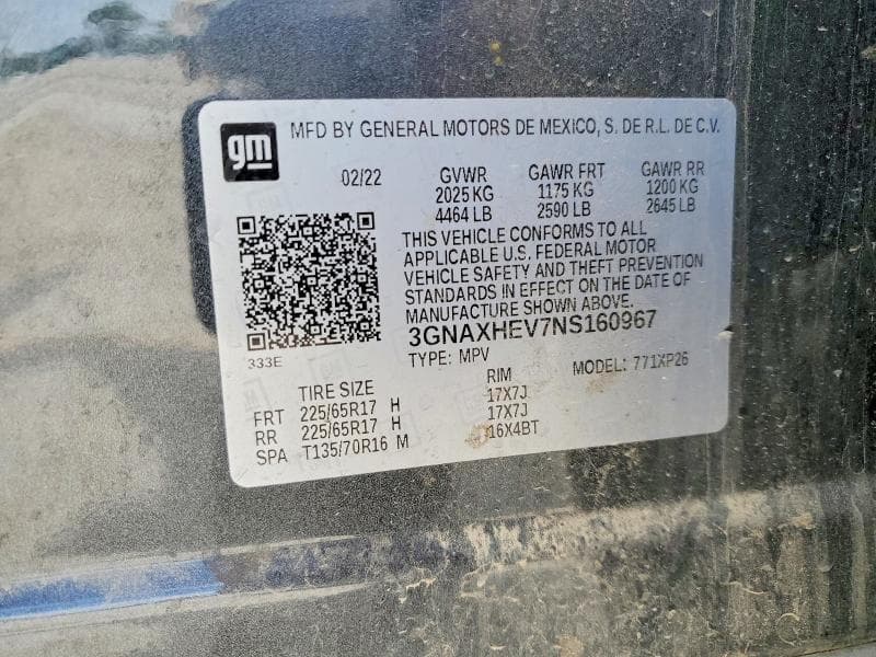 2022 CHEVROLET EQUINOX LS 13