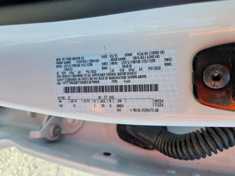 2025 FORD F250 SUPER DUTY SUPER DUTY 12