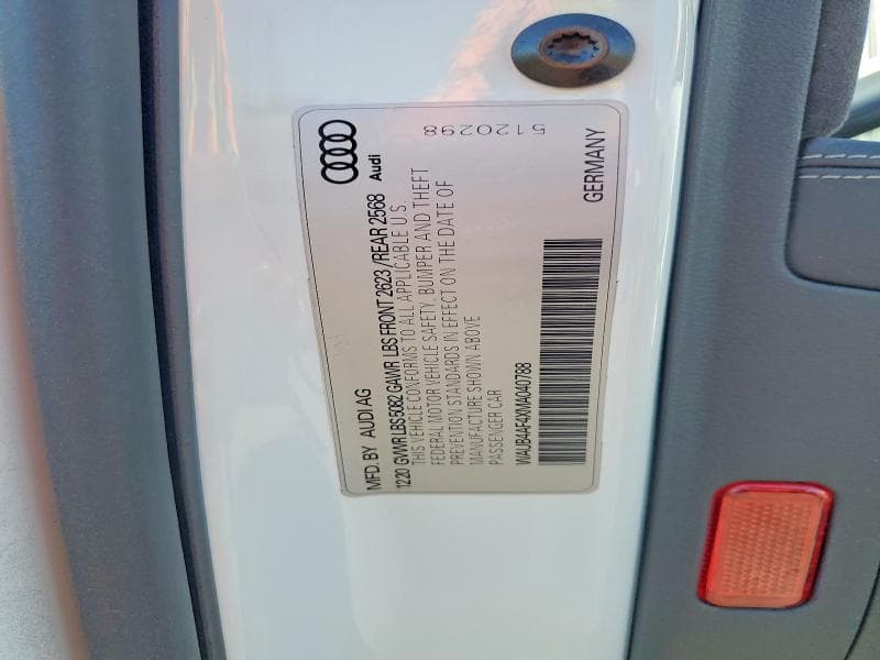 2021 AUDI S4 PREMIUM PLUS PREMIUM PLUS 13