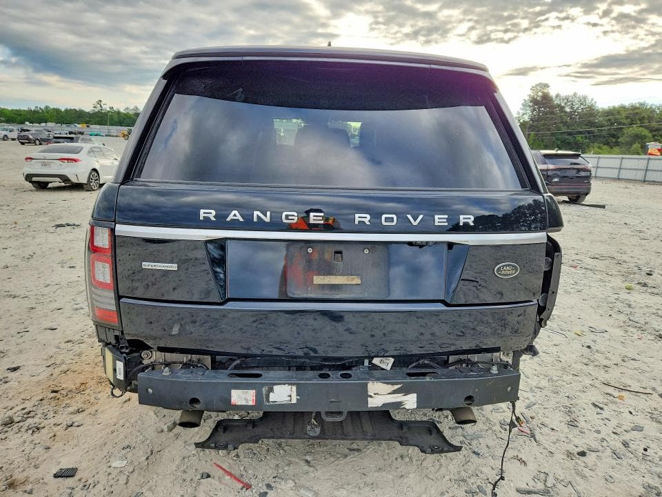 2017 LAND ROVER RANGE ROVER SUPERCHARGED 6