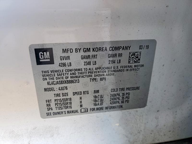 2019 BUICK ENCORE PREFERRED 13