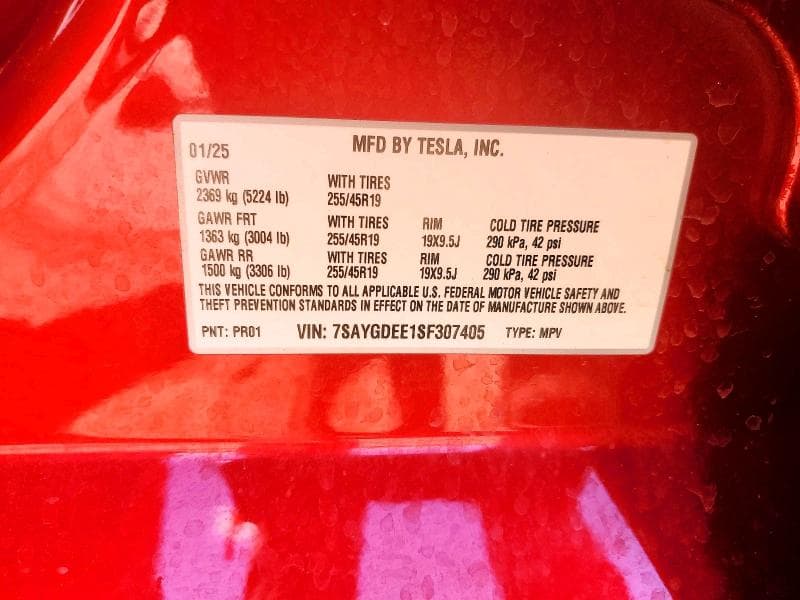 2025 TESLA MODEL Y 13