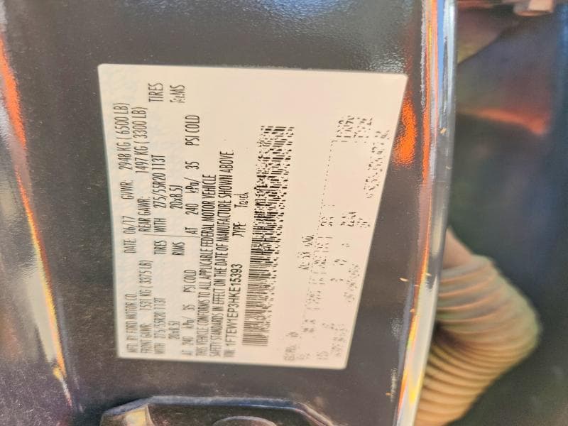 2017 FORD F150 SUPERCREW 12