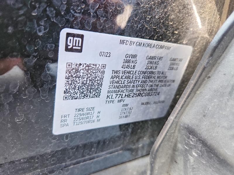 2024 CHEVROLET TRAX 1LT 1LT 12