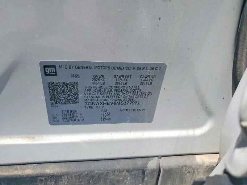 2021 CHEVROLET EQUINOX LS 13