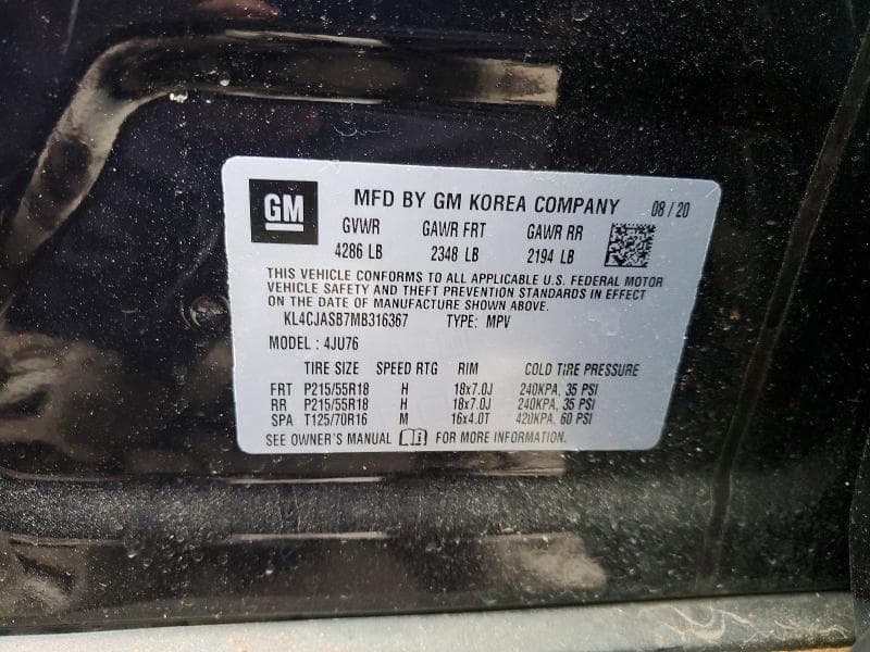2021 BUICK ENCORE PREFERRED 14