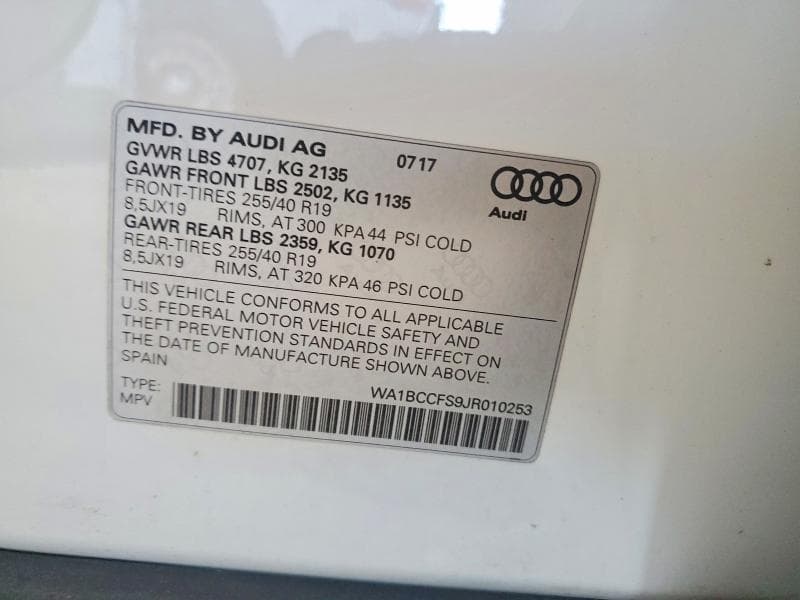 2018 AUDI Q3 PREMIUM 13