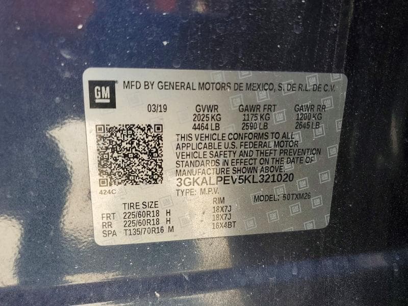 2019 GMC TERRAIN SLT 13