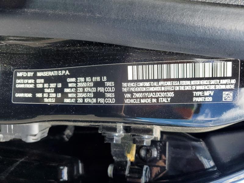 2018 MASERATI LEVANTE S S 15