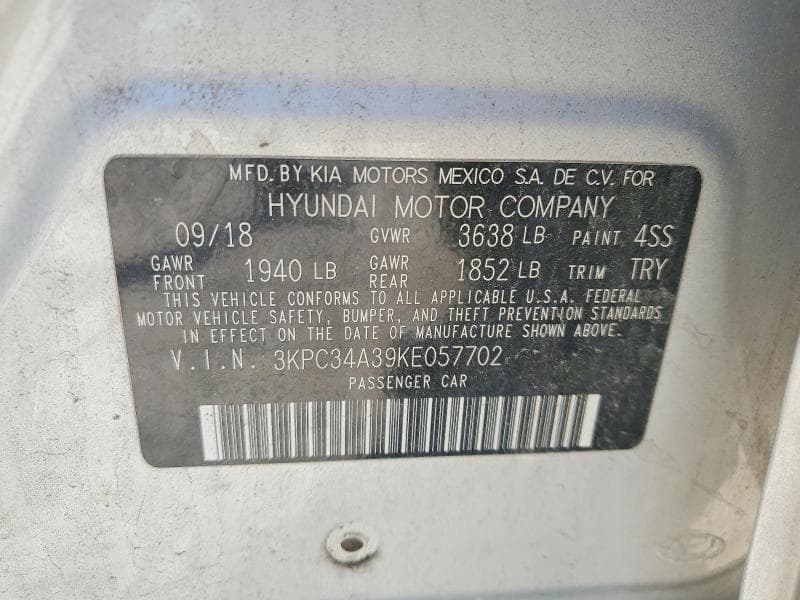 2019 HYUNDAI ACCENT LIMITED 12