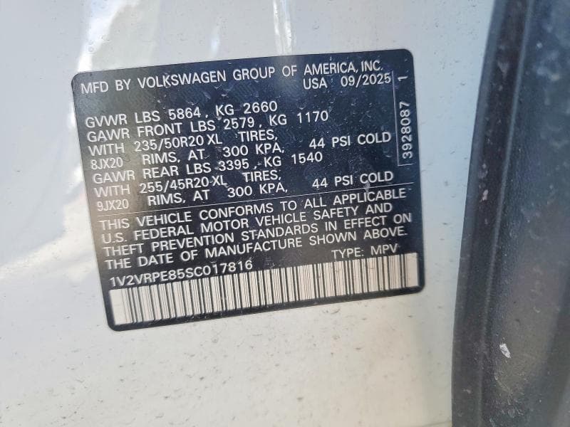 2025 VOLKSWAGEN ID.4 PRO S PRO S 12