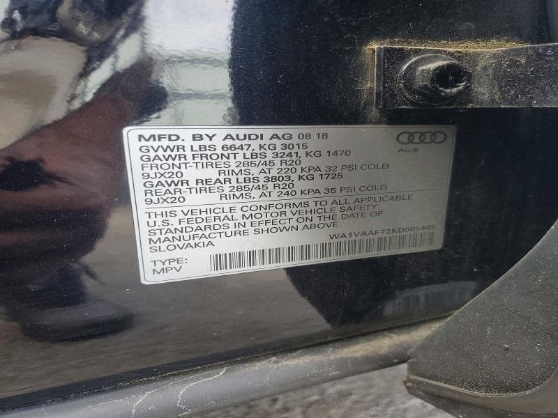 2019 AUDI Q7 PRESTIGE 14