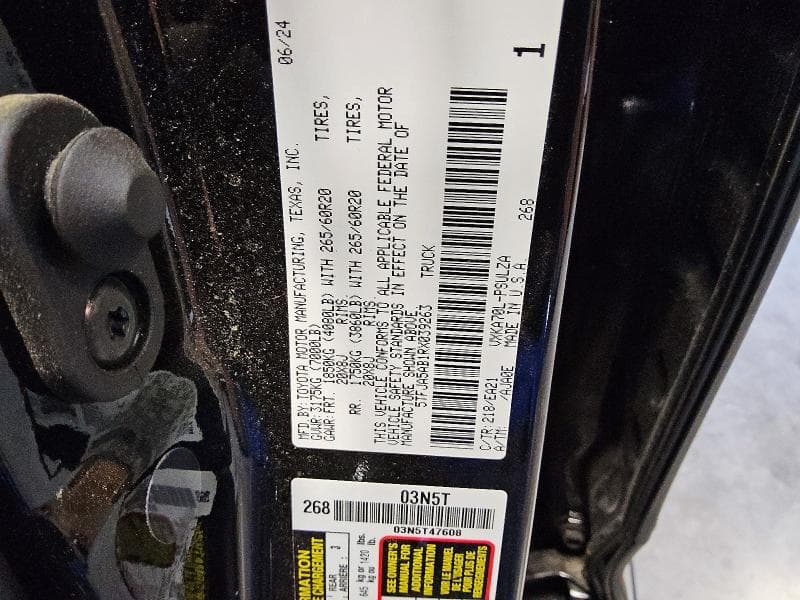 2024 TOYOTA TUNDRA CREWMAX LIMITED 12