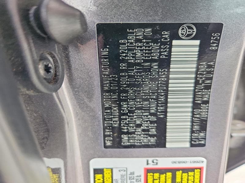 2023 TOYOTA CAMRY LE 13