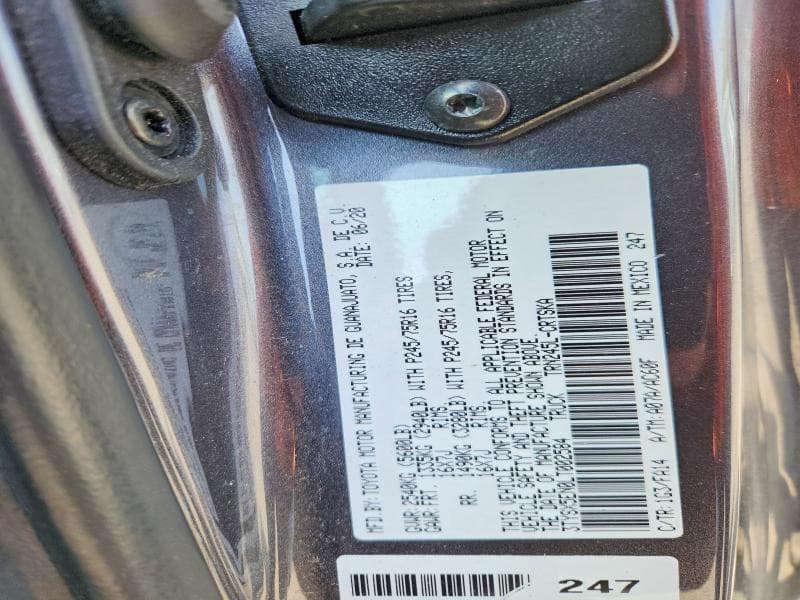 2020 TOYOTA TACOMA SR SR 13