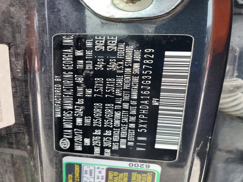 2018 KIA SORENTO EX EX 14