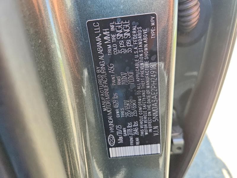2023 HYUNDAI TUCSON SE 14