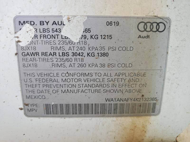 2019 AUDI Q5 PREMIUM PREMIUM 13