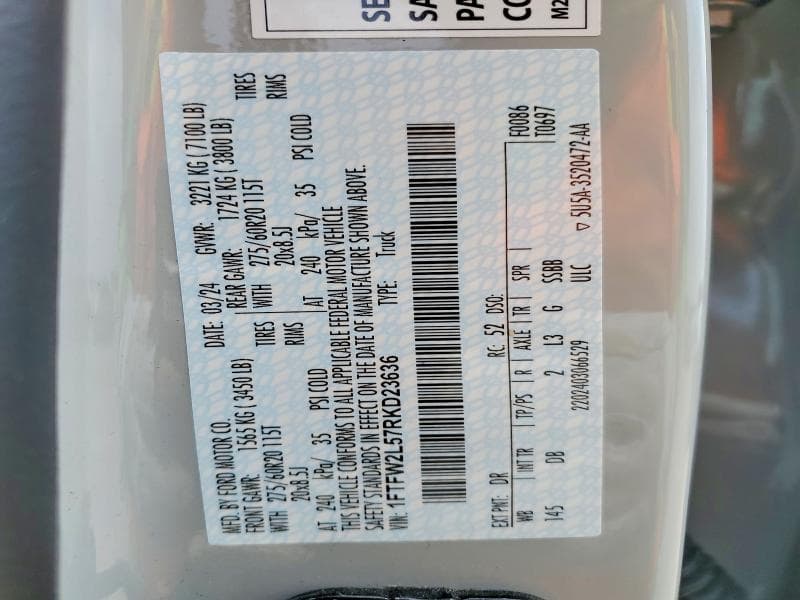 2024 FORD F150 STX 14