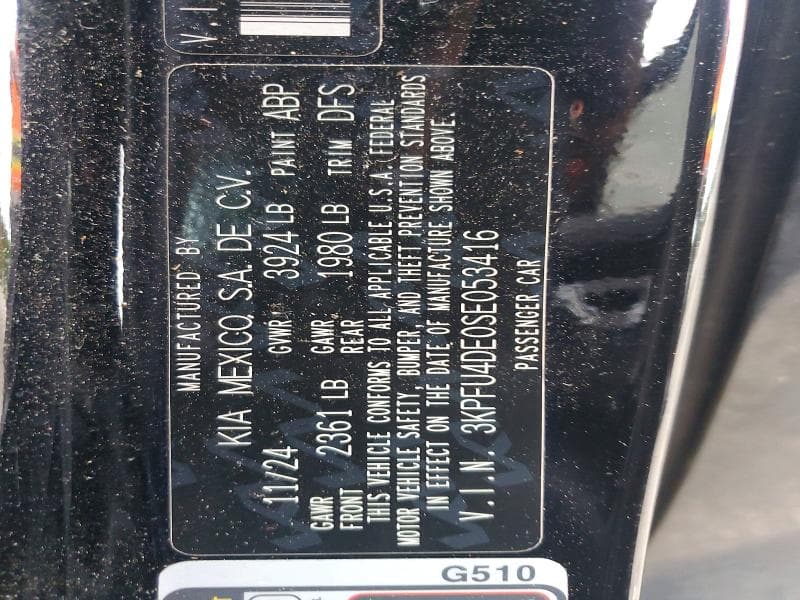 2025 KIA K4 EX EX 12