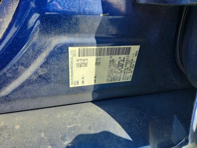 2016 NISSAN MAXIMA 3.5 SR 3.5 SR 12