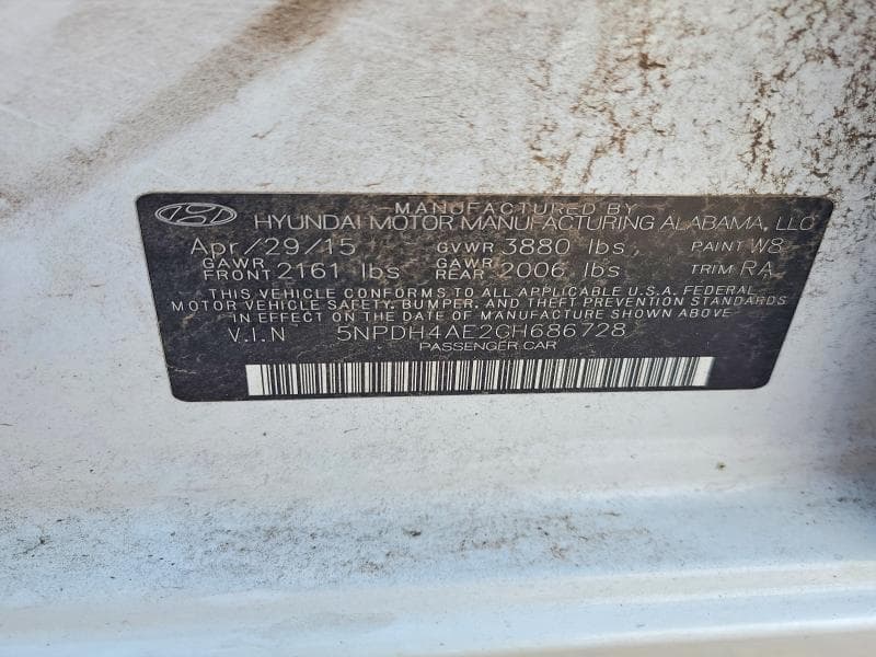 2016 HYUNDAI ELANTRA SE 13