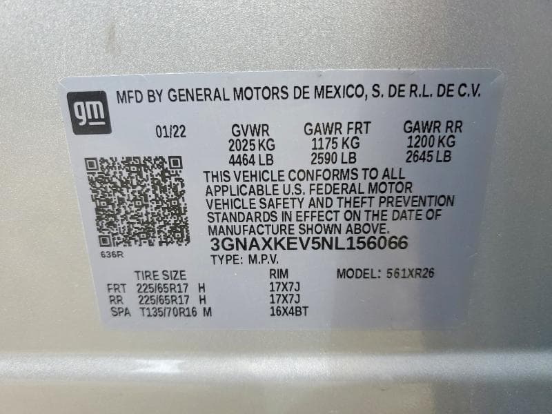 2022 CHEVROLET EQUINOX LT 12