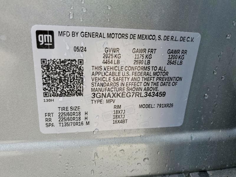 2024 CHEVROLET EQUINOX LT LT 13