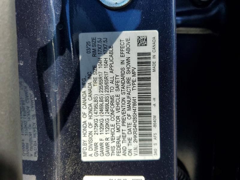 2025 HONDA CR-V LX LX 13