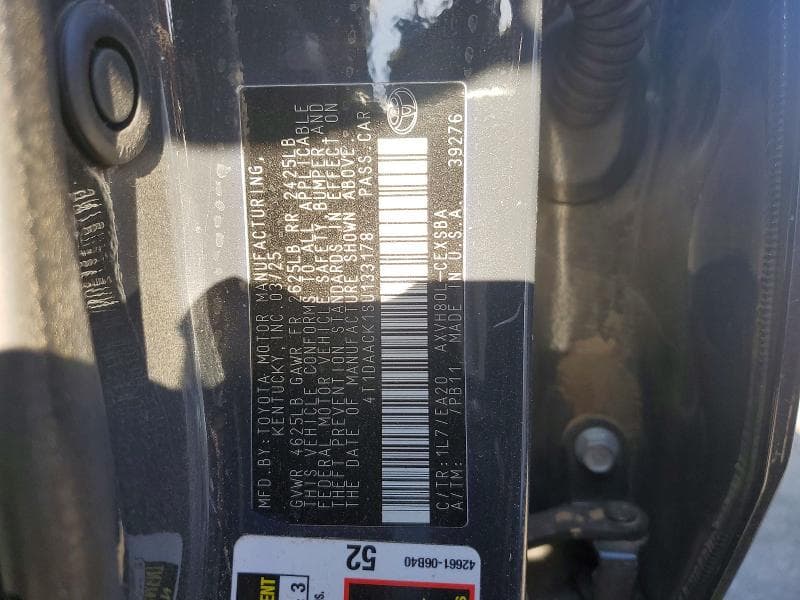 2025 TOYOTA CAMRY SE 13