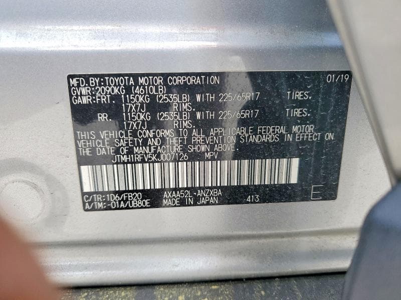 2019 TOYOTA RAV4 LE LE 13