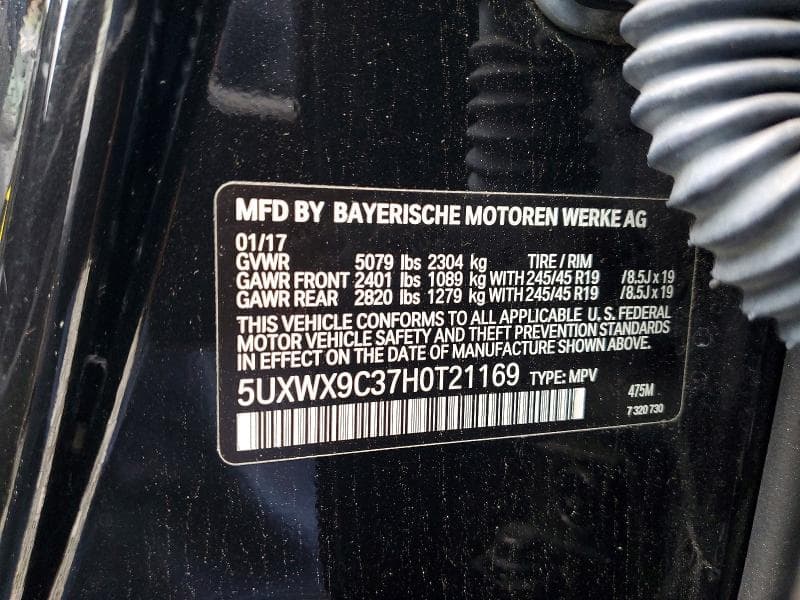 2017 BMW X3 XDRIVE28I 13