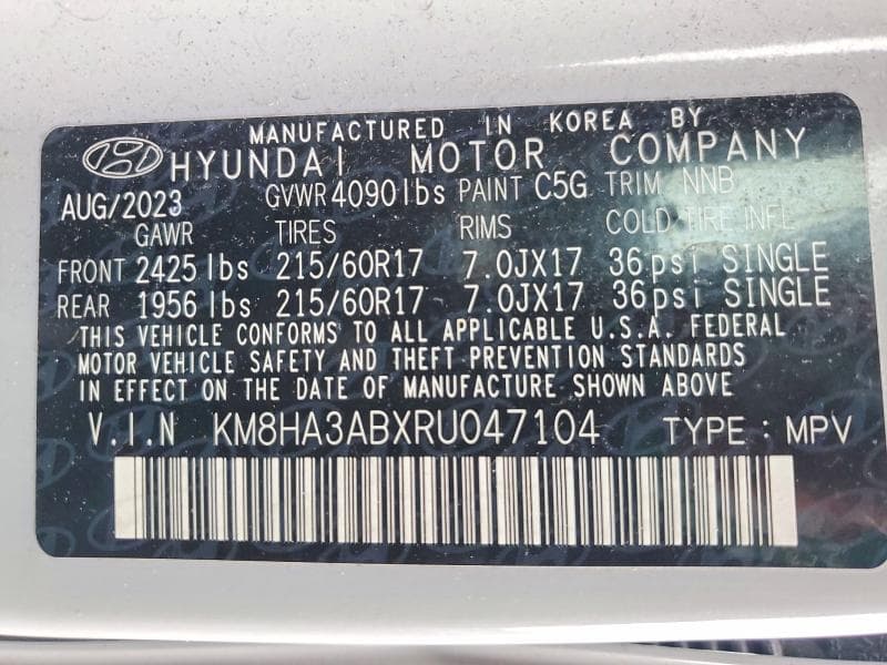 2024 HYUNDAI KONA SE 13
